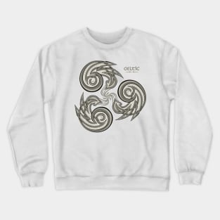 Ethnic symbol of triple spiral Crewneck Sweatshirt